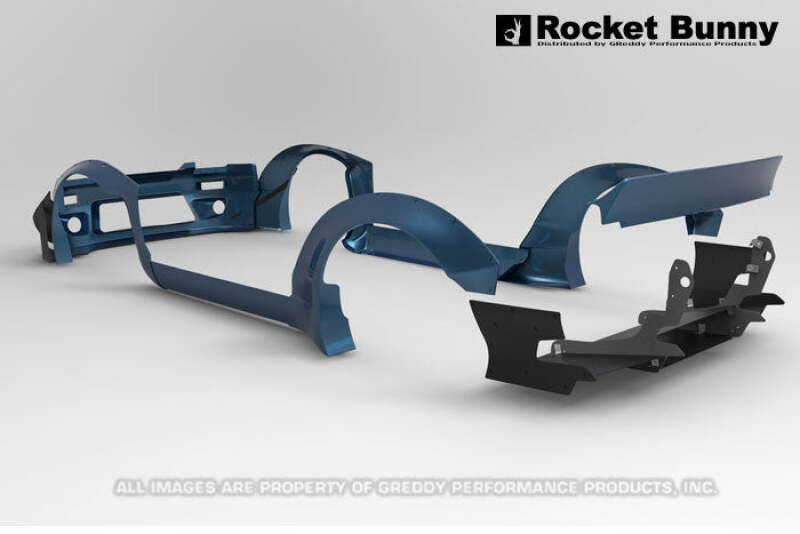 GReddy 89-93 Nissan 240SX Full Rocket Bunny 180/240SX Wide Body Aero Kit w/ Wing Body Kits GReddy