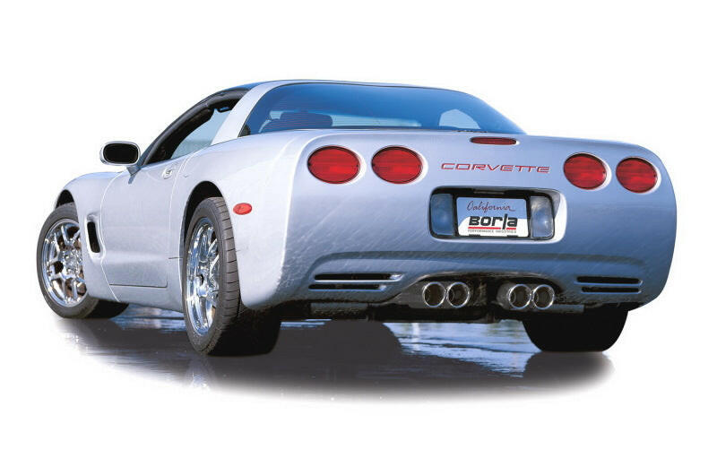 Borla 97-04 Corvette Coupe/Conv/Hatchback 5.7L 8cyl 4spd/6spd RWD Classic S-Typein Cat-Back Exhaust Catback Borla