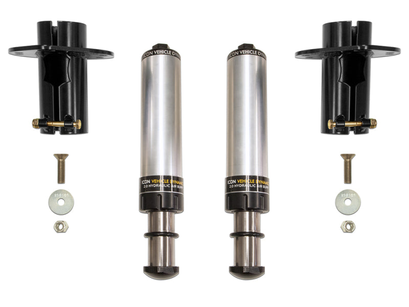 ICON 2020+ Jeep Gladiator JT / 2007+ Jeep Wrangler JK/JL Front Hyd Bump Stop Kit Bump Stops ICON