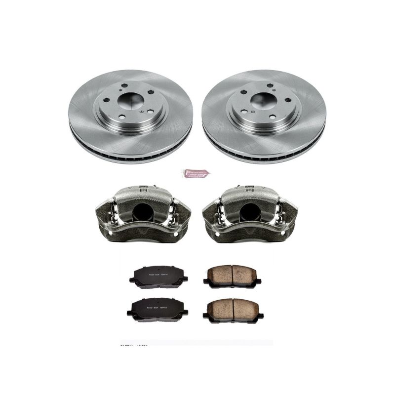 Power Stop 01-07 Toyota High Lander Front Autospecialty Brake Kit w/Calipers Brake Kits - OE PowerStop