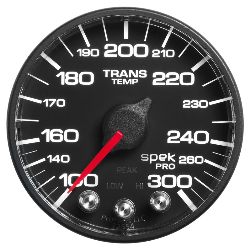 Autometer Spek-Pro 52.4mm 100-300 Deg F Digital Stepper Motor Trans Temp Gauge Gauges AutoMeter
