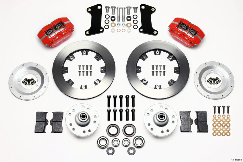 Wilwood Dynapro Dust-Boot Front Kit 12.19in Red 67-69 Camaro 64-72 Nova Chevelle Big Brake Kits Wilwood