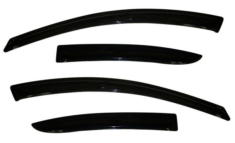 AVS 10-13 Mazda 3 Ventvisor Outside Mount Window Deflectors 4pc - Smoke Wind Deflectors AVS
