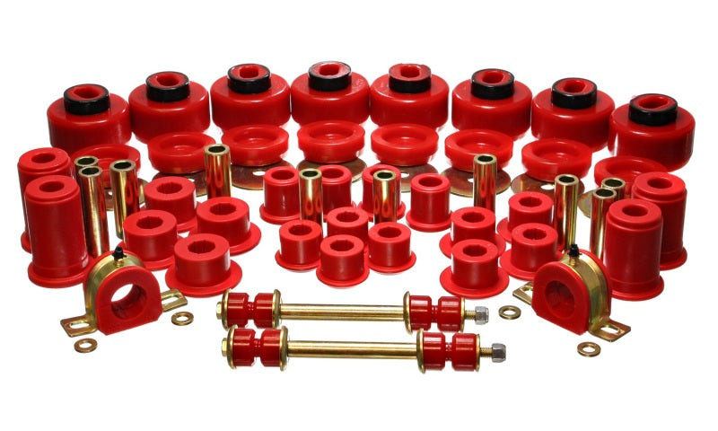 Energy Suspension 99-06 Chevy C1500 New Body Style Silverado 2WD Red Hyper-flex Master Bushing Set Bushing Kits Energy Suspension