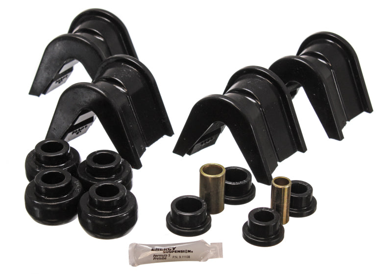 Energy Suspension 76-77 Ford Bronco/66-72 F-100/F-150 Blk 4 Deg Offset Complete 14 Pc C-Bushing Set Bushing Kits Energy Suspension