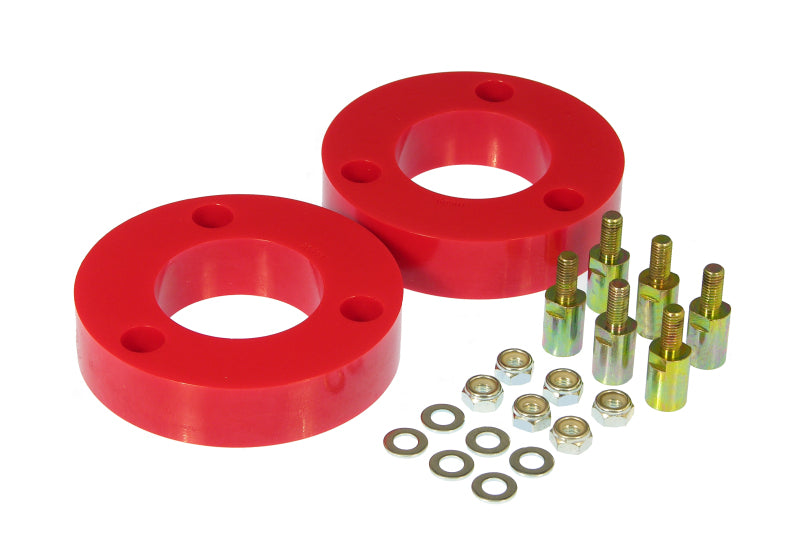 Prothane 04-08 Nissan Titan Front Coil Spring 2in Lift Spacer - Red Spring Insulators Prothane