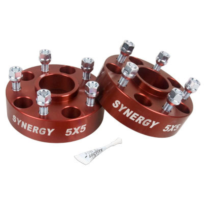 Synergy Jeep Hub Centric Wheel Spacers 5x5-1.50in Width 1/2-20 UNF Stud Size Wheel Spacers & Adapters Synergy Mfg