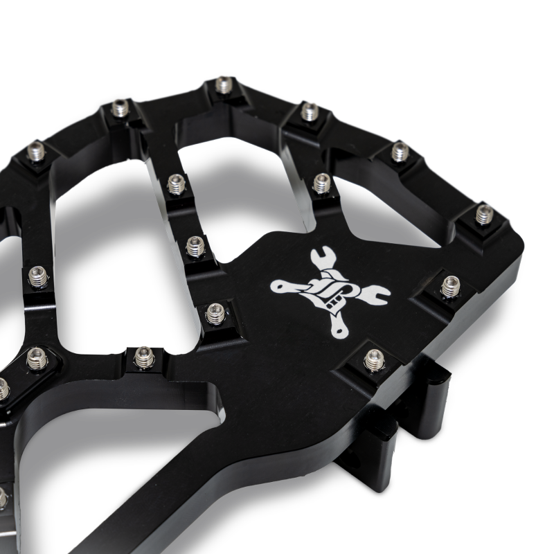 Burly Brand H-D MX- Evolution Floorboards - Black Footpegs Burly Brand