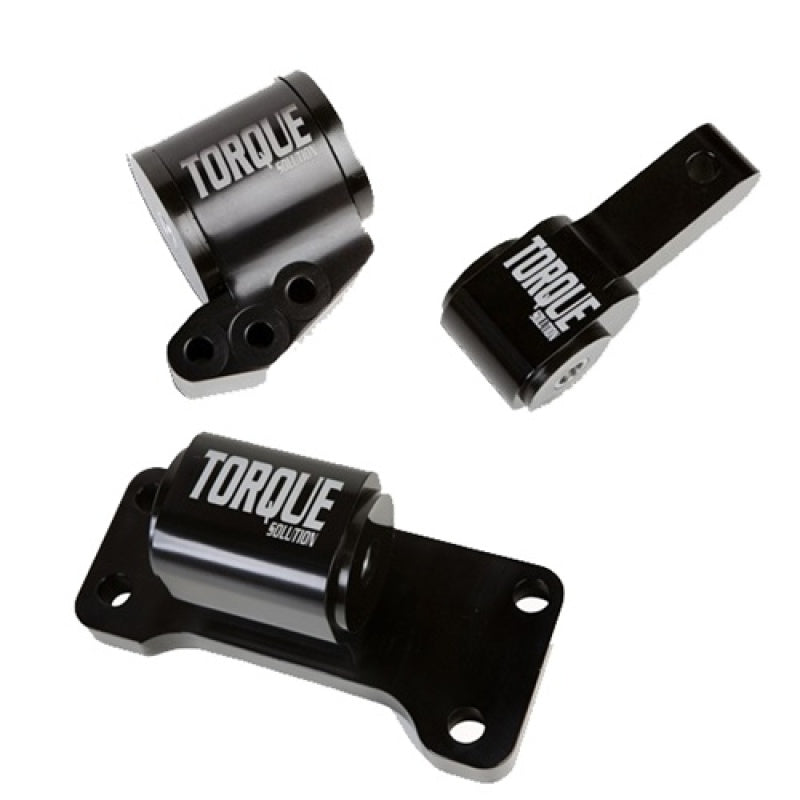 Torque Solution Mitsubishi EVO VII-IX Billet 3 piece mount Kit, 5 Speed Transmission Engine Mounts Torque Solution