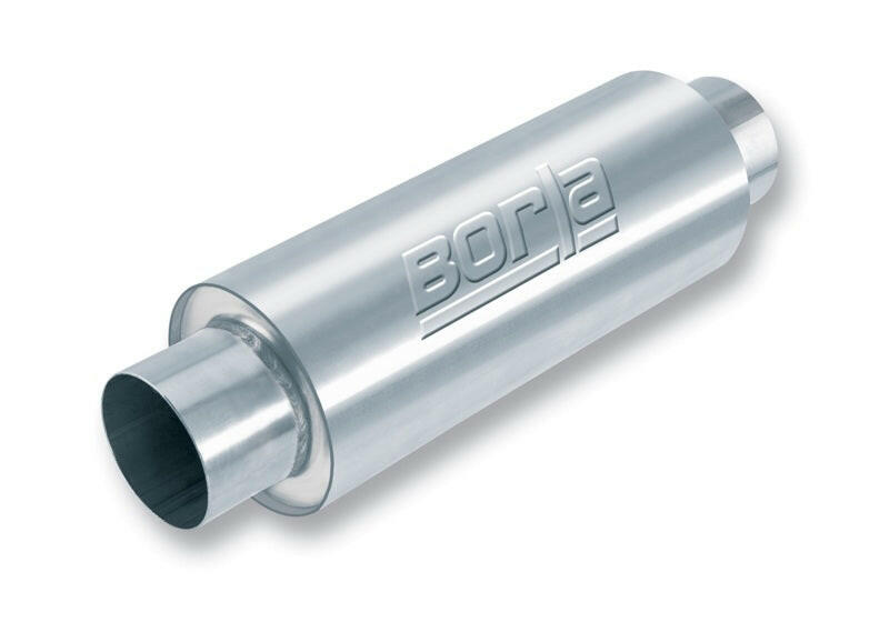 Borla 3.5in Tubing x 6.25in Diameter x 24in Length Multi-Core Center/Center Round Racing Muffler Muffler Borla