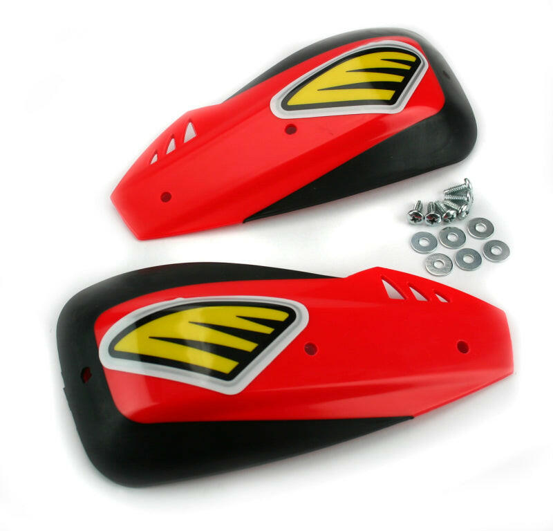 Cycra Enduro DX Handshield - Red Hand Guards Cycra