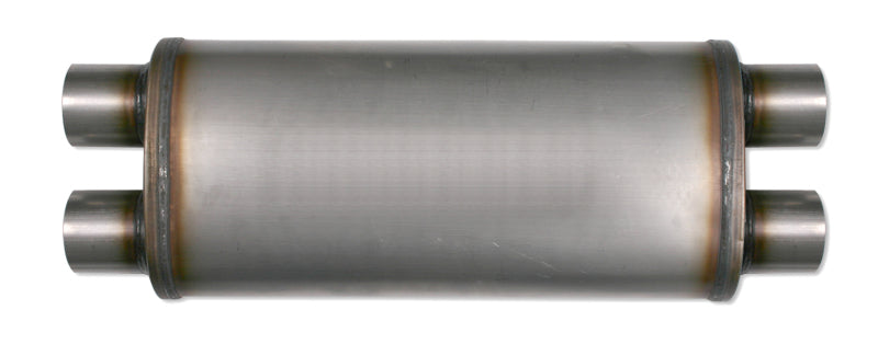 Diamond Eye Muffler 3-1/2in DL IN/DL OUT 22in BODY 28in OVERALL OVAL Muffler Diamond Eye Performance