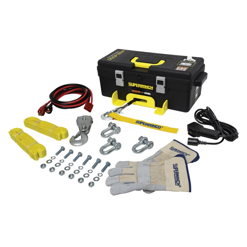 Superwinch 4000 LBS 12V DC 3/16in x 50ft Synthetic Rope Winch2Go Winches Superwinch