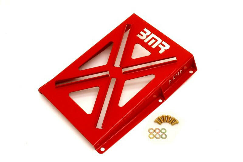 BMR 67-69 1st Gen F-Body Convertible Only Driveshaft Tunnel Brace - Red Chassis Bracing BMR Suspension