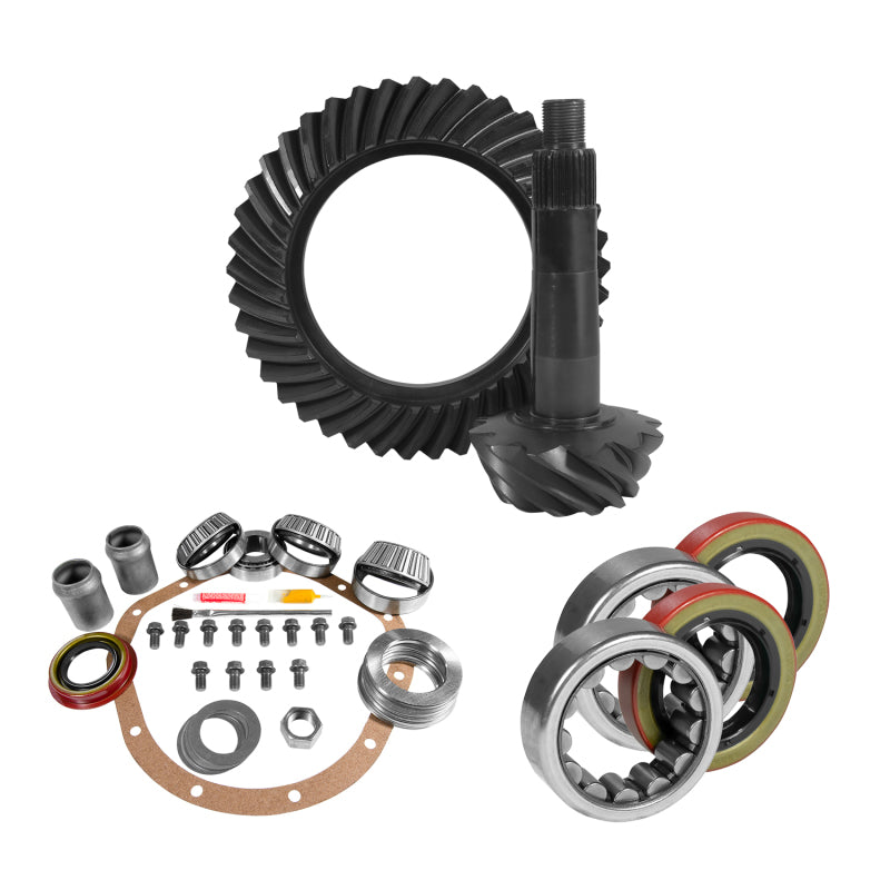 Yukon 8.875in GM 12T 3.42 Rear Ring & Pinion Install Kit Axle Bearings and Seals Differential Install Kits Yukon Gear & Axle