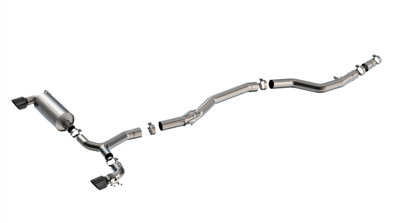 Borla 20-25 Toyota GR Supra ATAK Cat-Back Exhaust System w/ Black Chrome Tips Catback Borla