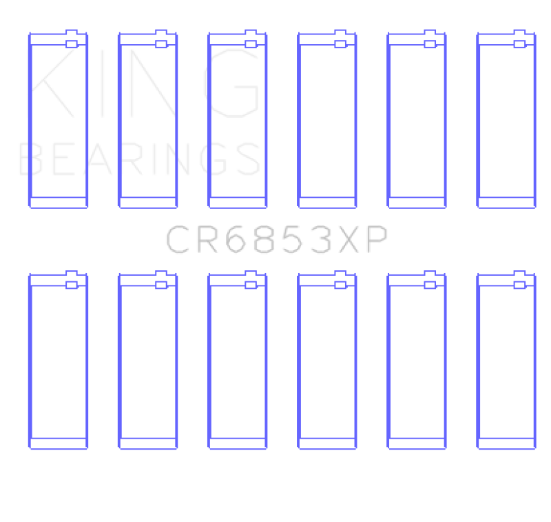 King Engine Bearings BMW Performance Rod Bearing Set - Size STD Bearings King Engine Bearings