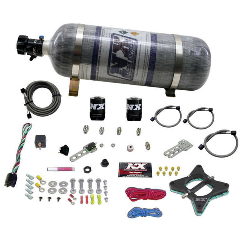 Nitrous Express 96-04 Ford Mustang 4.6L 2 Valve Nitrous Plate Kit w/Composite Bottle Nitrous Systems Nitrous Express