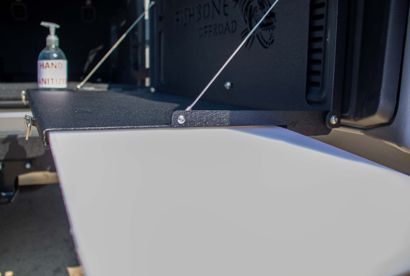 Fishbone Offroad Tailgate Table - Black Tailgate Accessories Fishbone Offroad