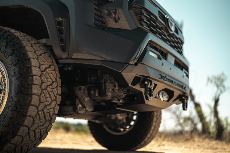 DV8 24-25 Toyota Tacoma Spec Series Front Winch Bumper - Micro-Texture Black Bumpers - Steel DV8 Offroad
