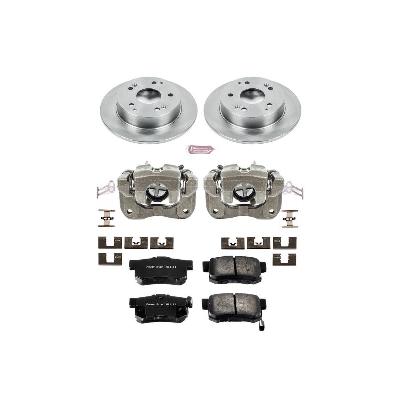 Power Stop 02-06 Acura RSX Rear Autospecialty Brake Kit w/Calipers Brake Kits - OE PowerStop