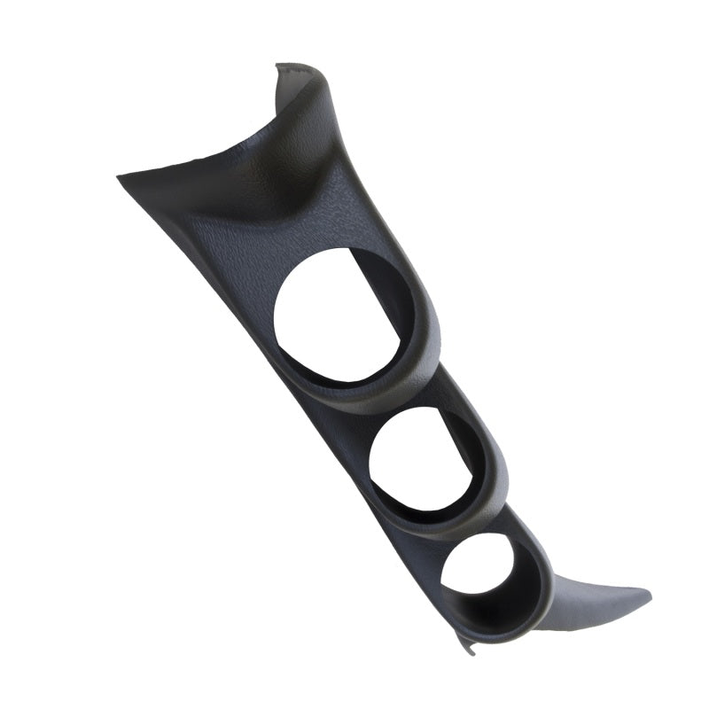 Autometer 01-06 Chevy Duramax Black Triple A-Pillar w/ Speaker Gauge Kit Gauges AutoMeter