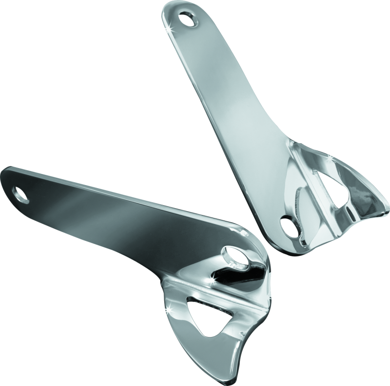 Kuryakyn Teardrop Tie Down Brackets 00-13 Touring Models Chrome Brackets Kuryakyn