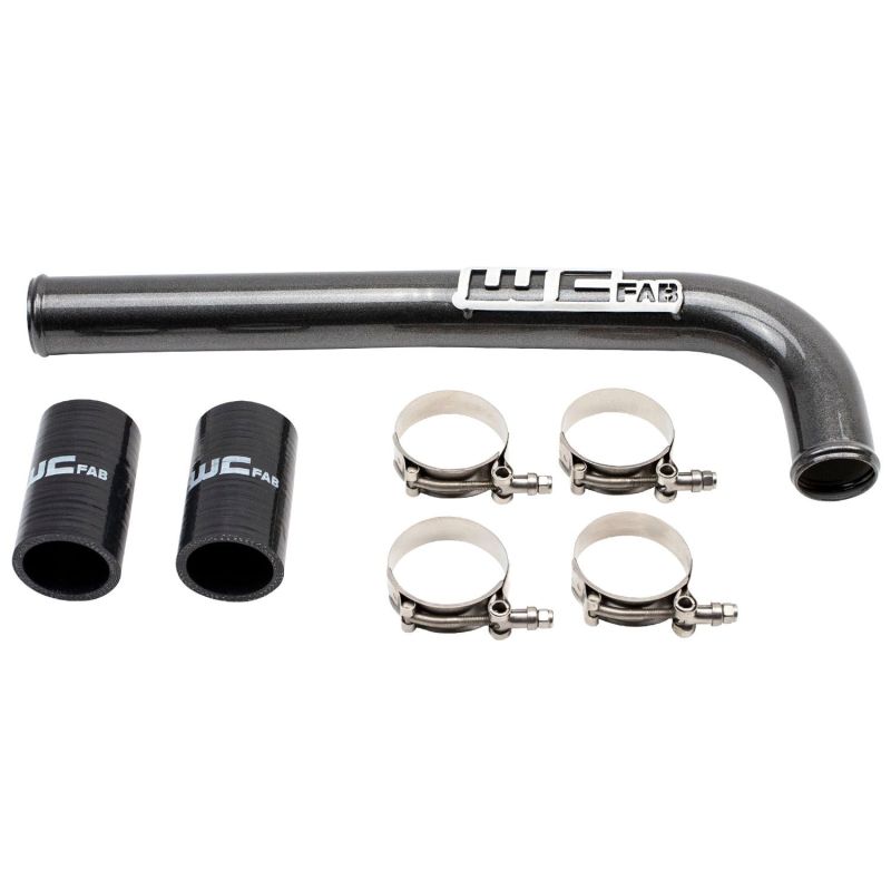 Wehrli 10-18 Dodge 6.7L Cummins (Non 13-15 w/Dual Rads/Twin CP3) Upper Coolant Pipe - WCFab Red Radiator Hoses Wehrli