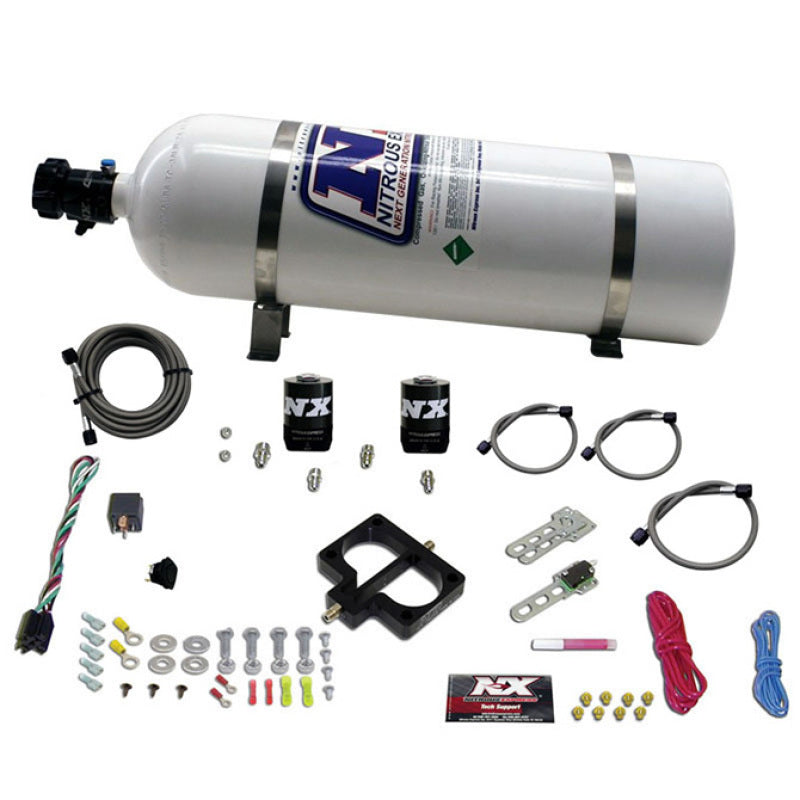 Nitrous Express Dodge TBI (Magnum) Nitrous Plate Kit (Magnum Engine) w/15lb Bottle Nitrous Systems Nitrous Express