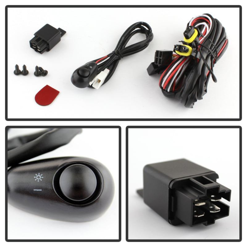 Spyder Hyundai Elantra 2011-2013 OE Style Fog Lights W/Switch Clear FL-HYE2011-C Fog Lights SPYDER