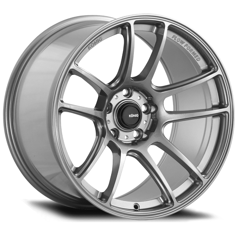 Konig Heliogram 18X8.5 5X112 ET32 Titanium Metallic Knurled Bead Flow Formed Wheels - Cast Konig