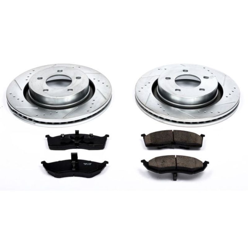 Power Stop 99-02 Chrysler 300M Front Z23 Evolution Sport Brake Kit Brake Kits - Performance D&S PowerStop