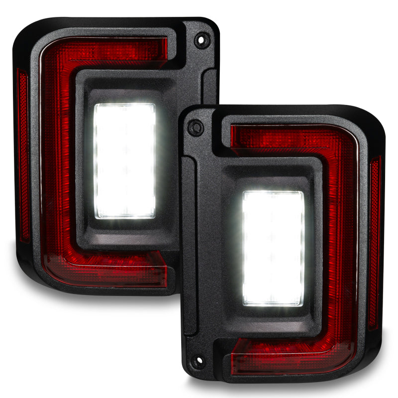 Oracle Lighting Jeep Wrangler JK Flush Mount LED Tail Lights Light Mounts ORACLE Lighting
