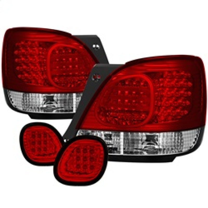 Spyder Lexus GS 300/400 98-05 LED Tail Lights Red Clear ALT-YD-LGS98-LED-RC Tail Lights SPYDER