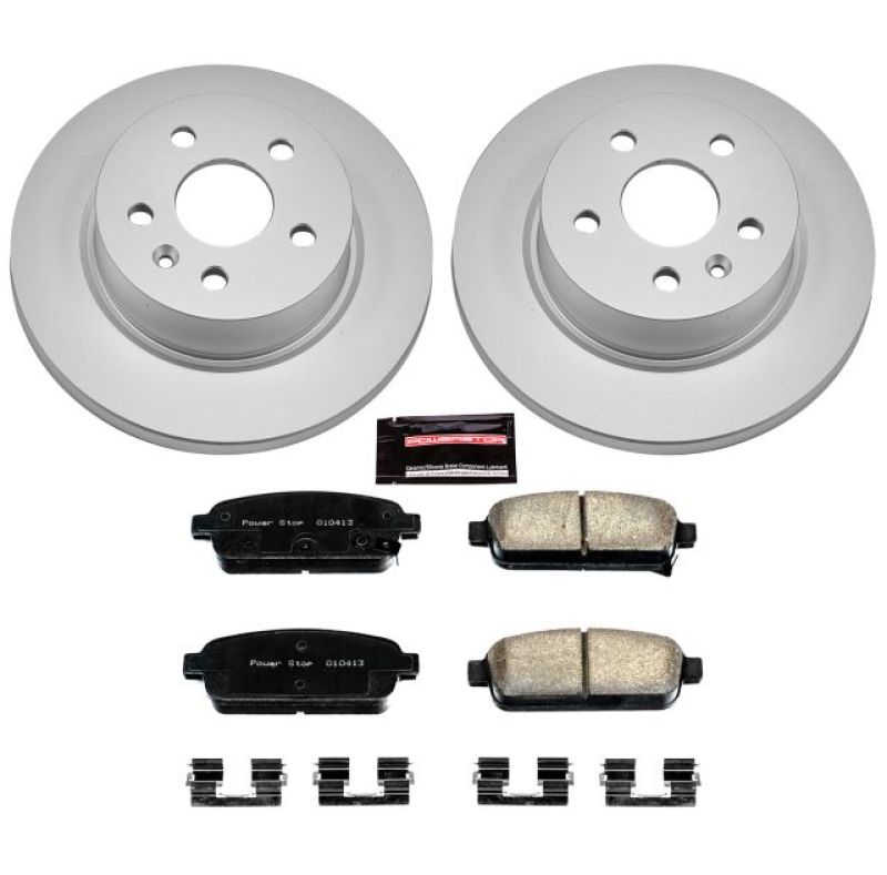 Power Stop 13-18 Buick Encore Rear Z17 Evolution Geomet Coated Brake Kit Brake Kits - Performance Blank PowerStop