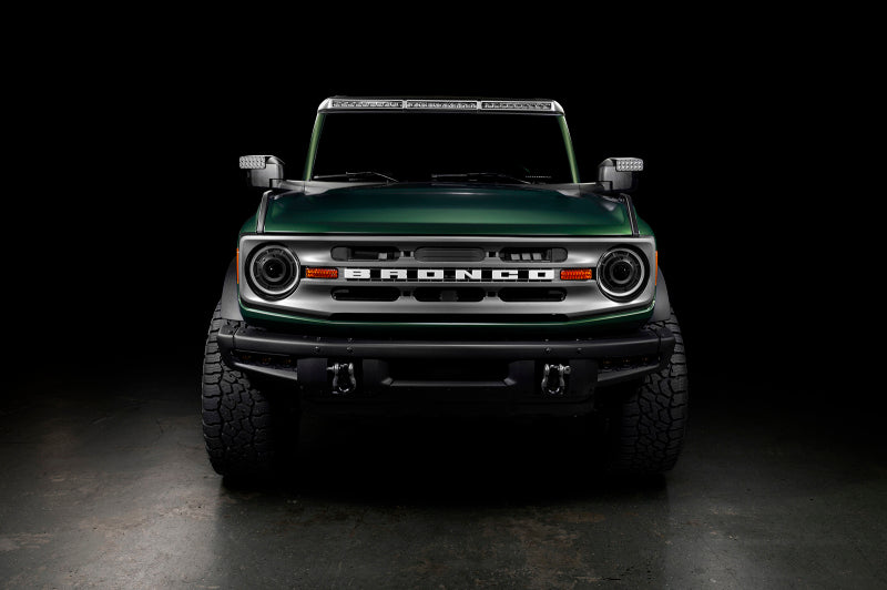 Oracle 2021+ Ford Bronco Integrated Windshield Roof LED Light Bar System Light Bars & Cubes ORACLE Lighting
