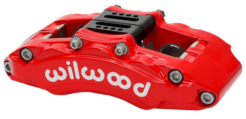 Wilwood Caliper - AT6 Lug Mount Red 1.75in/1.38in/1.38in Piston .75in Rotor - Right Side Brake Calipers - Perf Wilwood