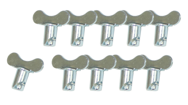 Moroso Quick Fastener - Butterfly Head - 5/16in x .400in - Steel - 10 Pack Fittings Moroso