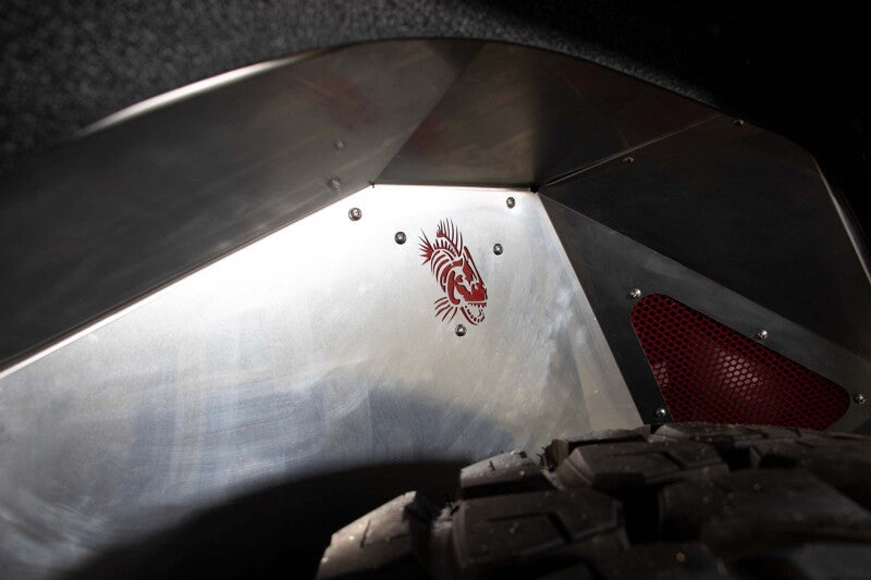 Fishbone Offroad 2018+ Jeep Wrangler JL Rear Pair Aluminum Raw Inner Fenders Fenders Fishbone Offroad