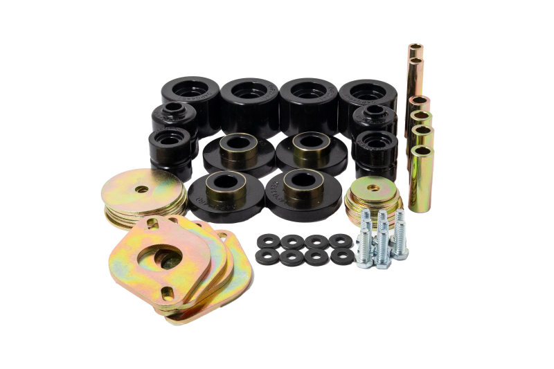 Energy Suspension 07-13 Toyota Tundra Body Mount Set - Black Bushing Kits Energy Suspension