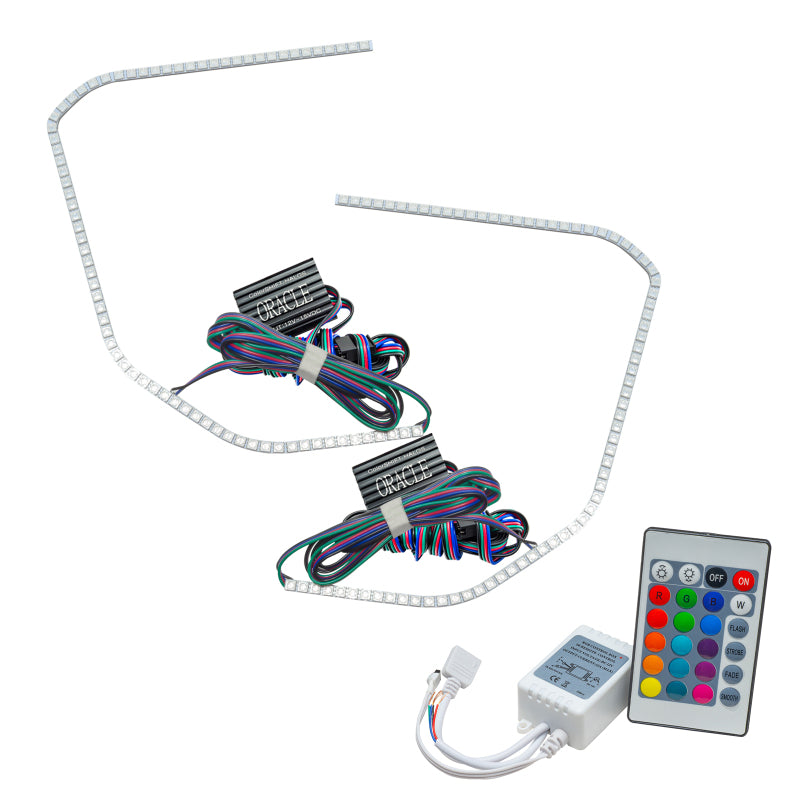 Oracle GMC Yukon 15-20 Halo Kit - ColorSHIFT w/ Simple Controller Headlights ORACLE Lighting