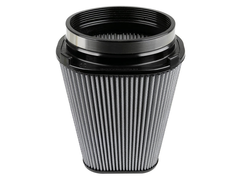 aFe MagnumFLOW Pro Dry S Air Filter (7.5x5.5in) F x (9x7in) B x (5.75x3.75in) T (Carbon) x 10in H Air Filters - Universal Fit aFe