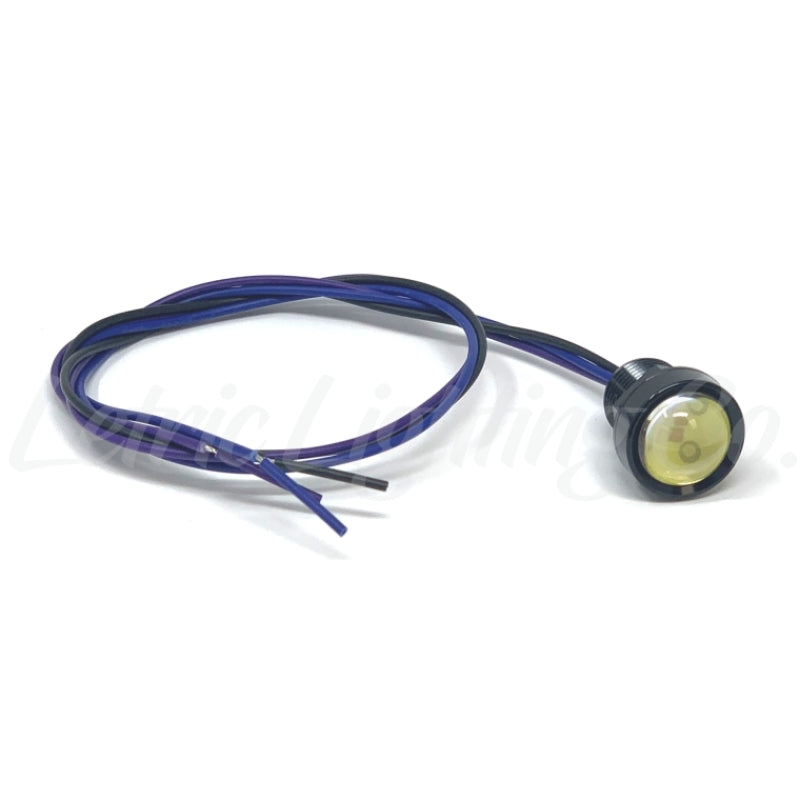 Letric Lighting Royal Flush LED 9/16 Black/Red/Red Light Accessories and Wiring Letric Lighting