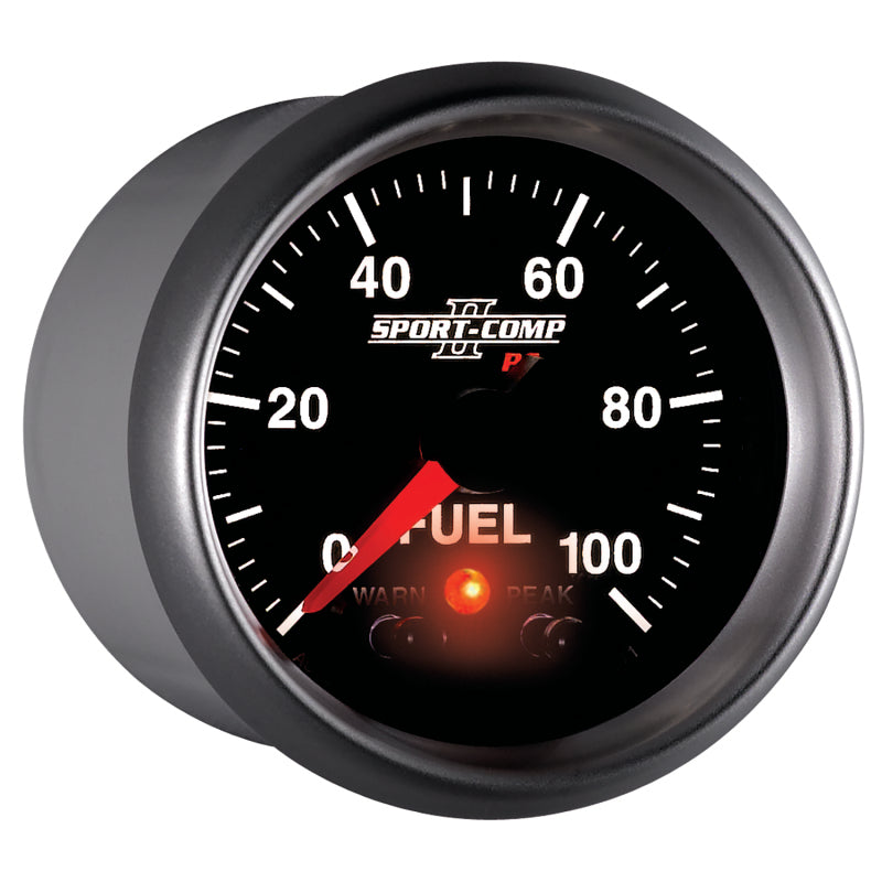 Autometer Sport-Comp II 52mm 0-100 PSI Fuel Pressure Gauge Gauges AutoMeter