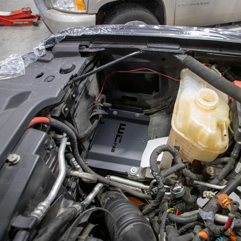 Wehrli 11-16 Duramax Battery Tray Relocation Kit Battery Accessories Wehrli