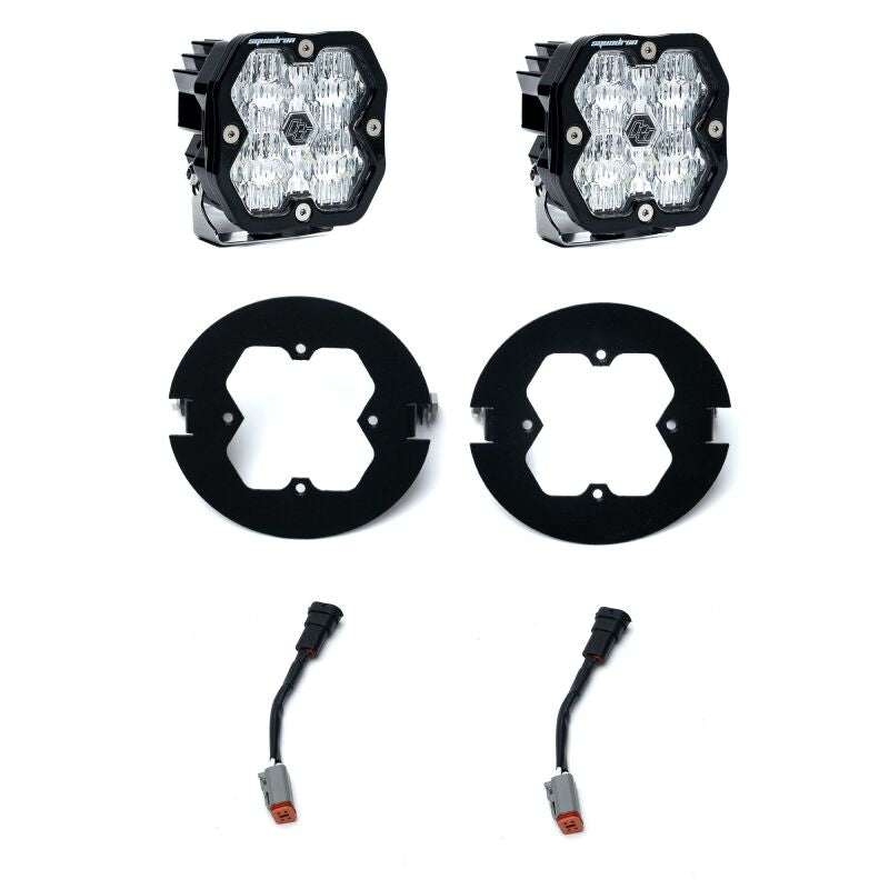 Baja Designs 06-14 Ford F-150 / 07-13 Toyota Tundra & 05-11 Tacoma Squadron 2.0 Sport FPK - Clear Light Bars & Cubes Baja Designs