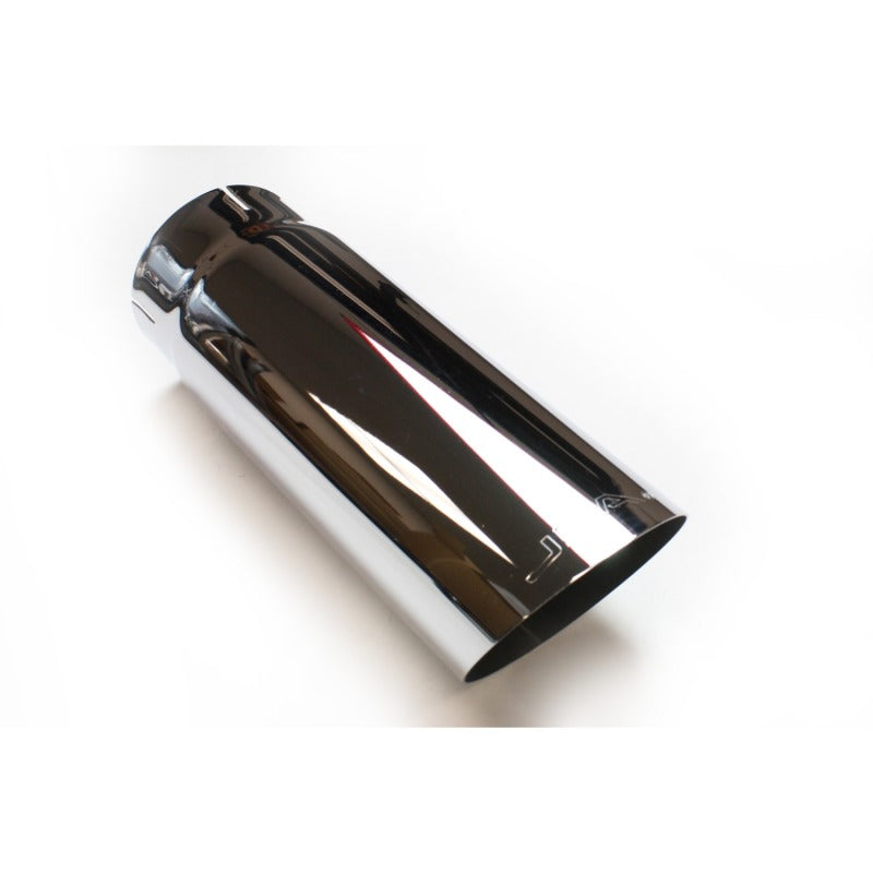 JBA 4in x 4.5in x 12in Angle Cut Chrome Plated Exhaust Tip Tips JBA
