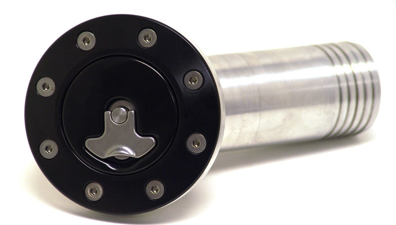 Ridetech 67-68 Camaro Locking Gas Cap (Black Anodized) Fuel Caps Ridetech