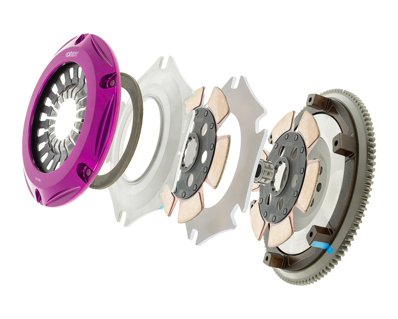 Exedy 2000-2009 Honda S2000 L4 Hyper Twin Cerametallic Clutch Rigid Disc Pull Type Cover Clutch Kits - Multi Exedy