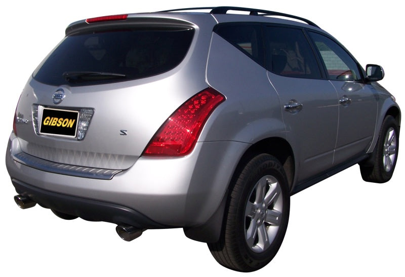 Gibson 06-07 Nissan Murano S 3.5L 2.25in Cat-Back Dual Split Exhaust - Aluminized Catback Gibson